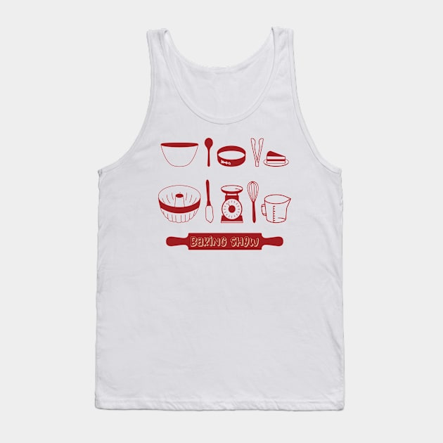 BAKING SHOW Tank Top by shimodesign